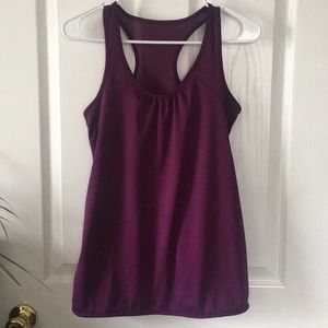 Danskin Sm Semi-Fitted Workout Tank w/ Drawstring